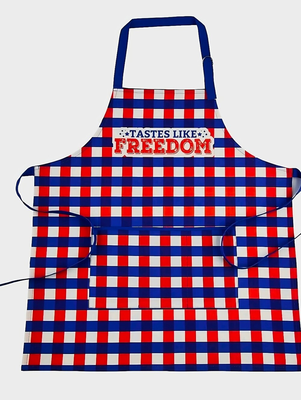 New Way to Celebrate 2026 Patriotic Grilling Apron for Adults Red White Blue